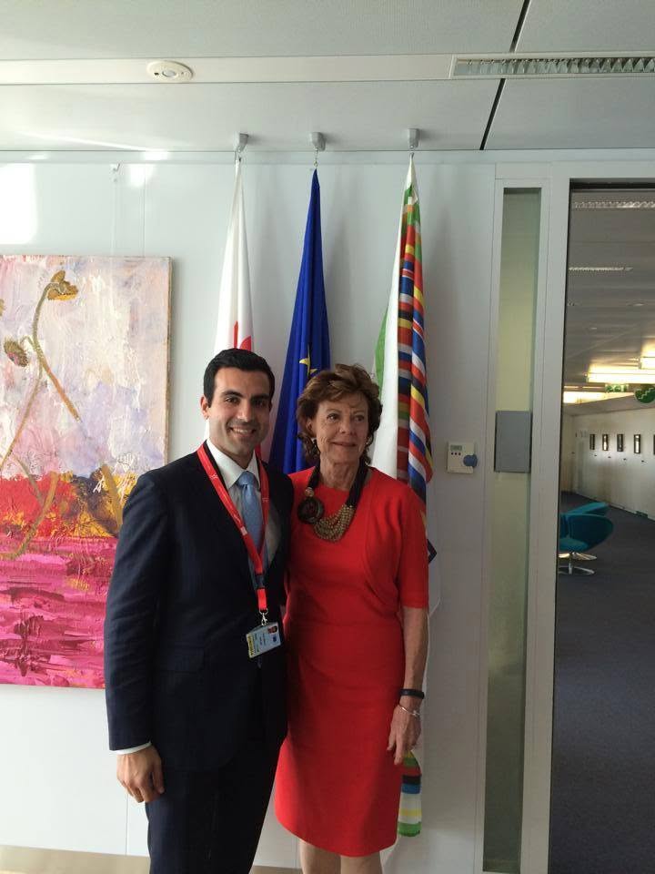 EU Commission with Commissioner Neelie Kroes
