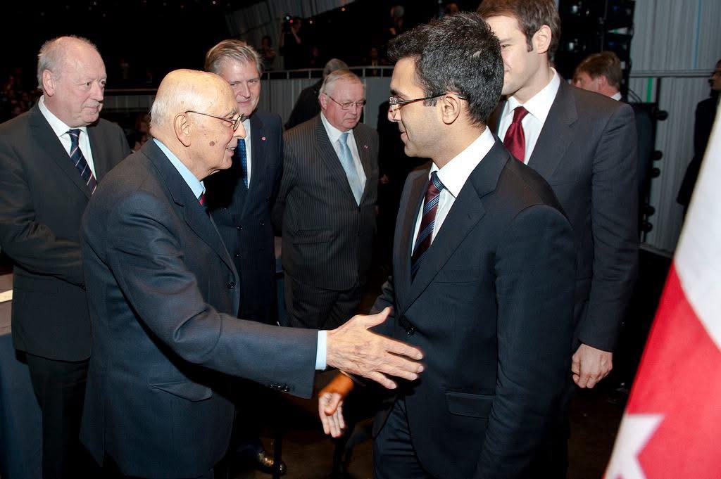 College of Europe with President Napolitano
