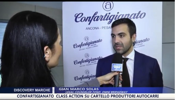 TV interview Confartigianato truck manufacturers